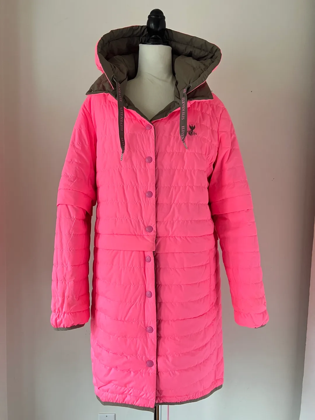 Reversible Lightweight Puffer Jacket - Two-Tone Design image indicator(4)