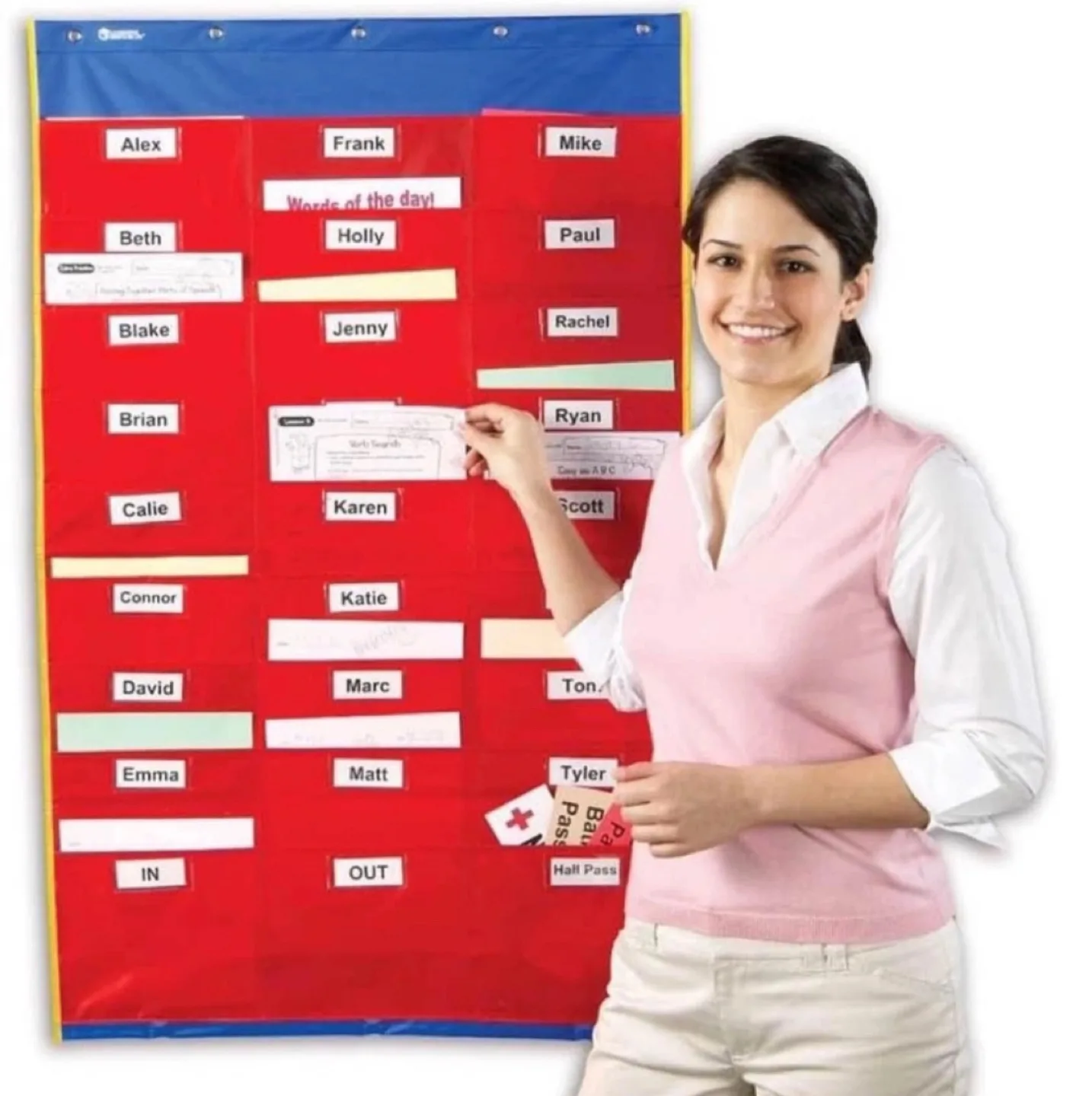 POCKET CHART ORGANIZER image indicator(3)
