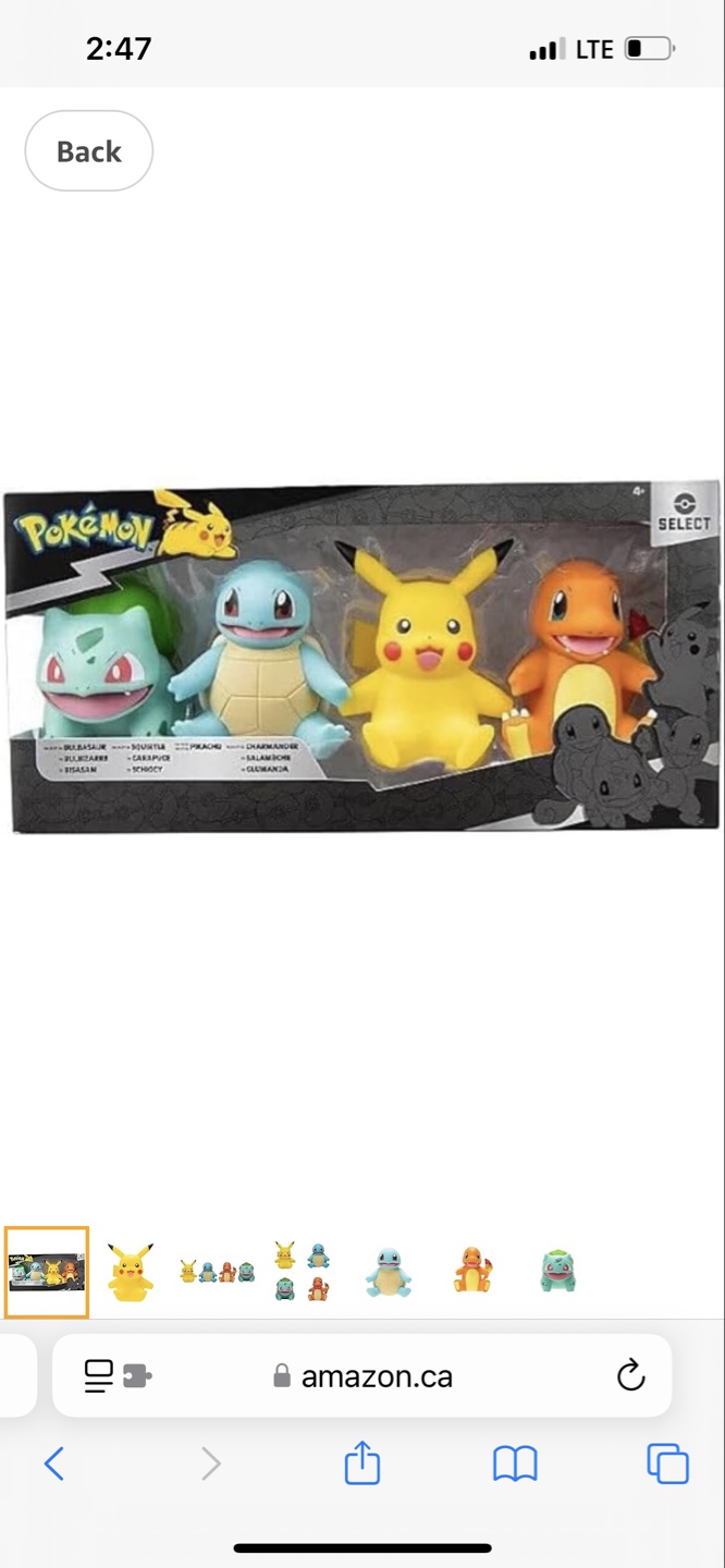 Pokemon Select 4-Pack Figures