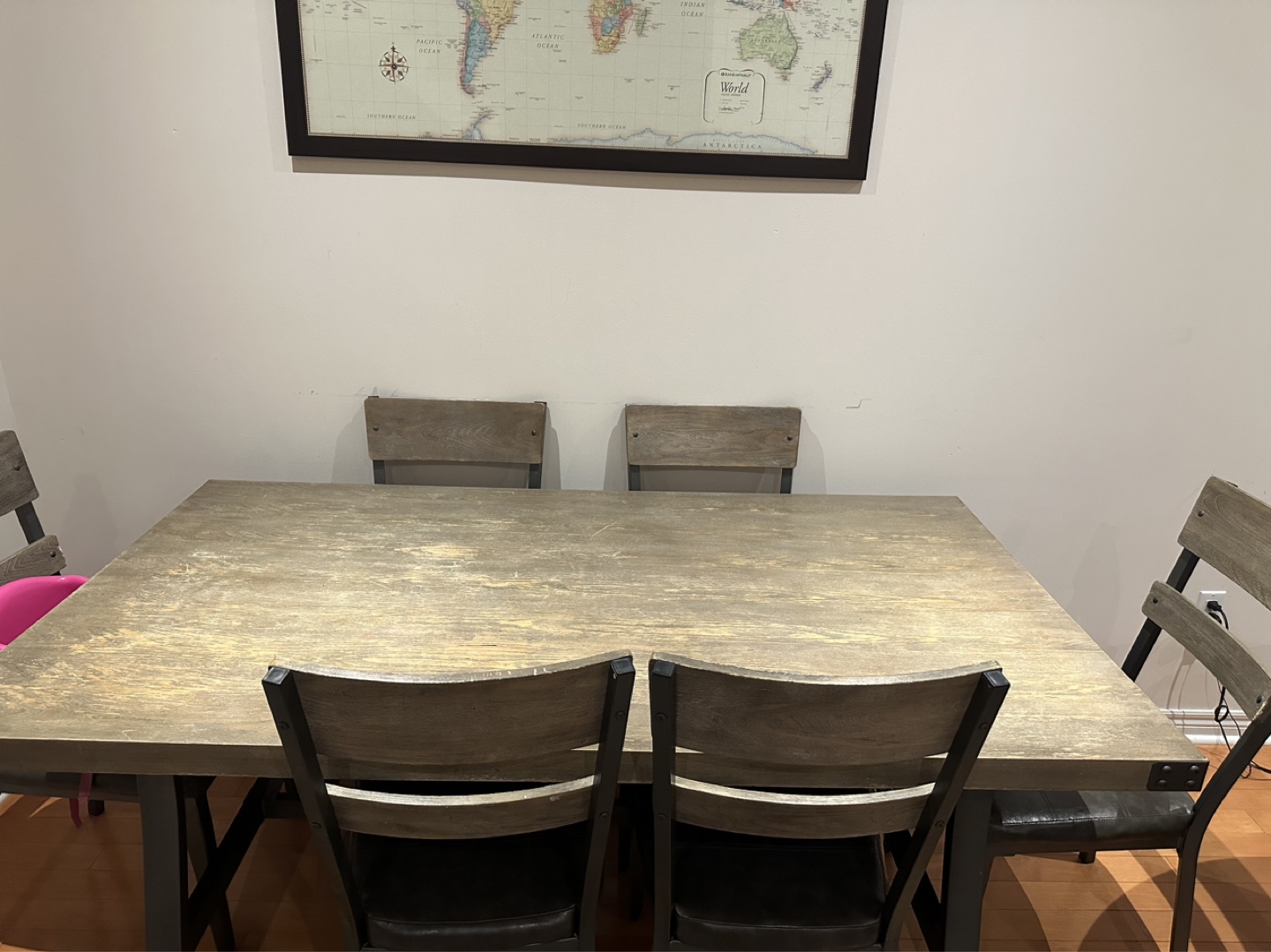 6-Piece Dining Set with Table and Chairs - photo 2