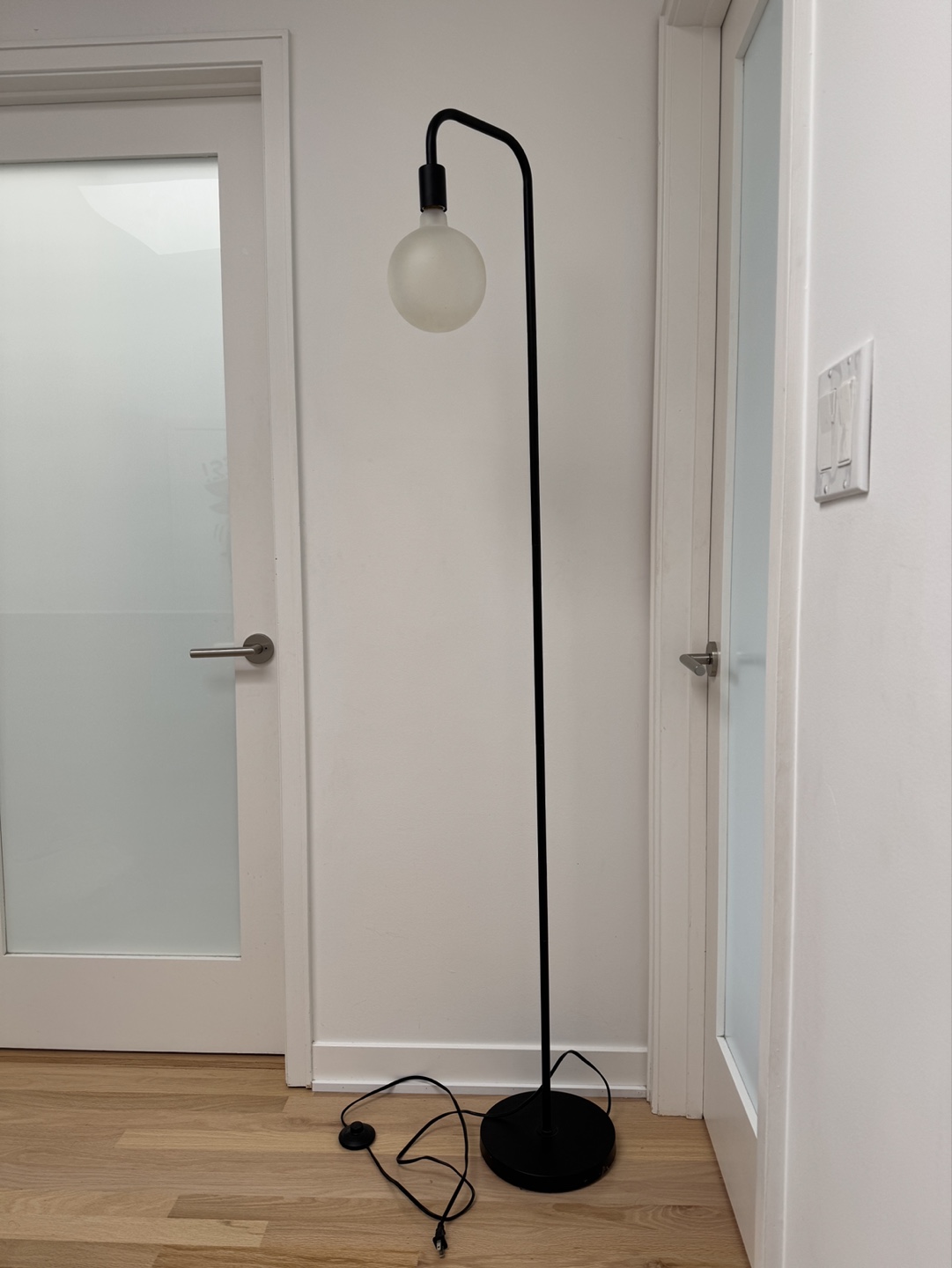 Globe Electric Holden Floor Lamp - 70" Black