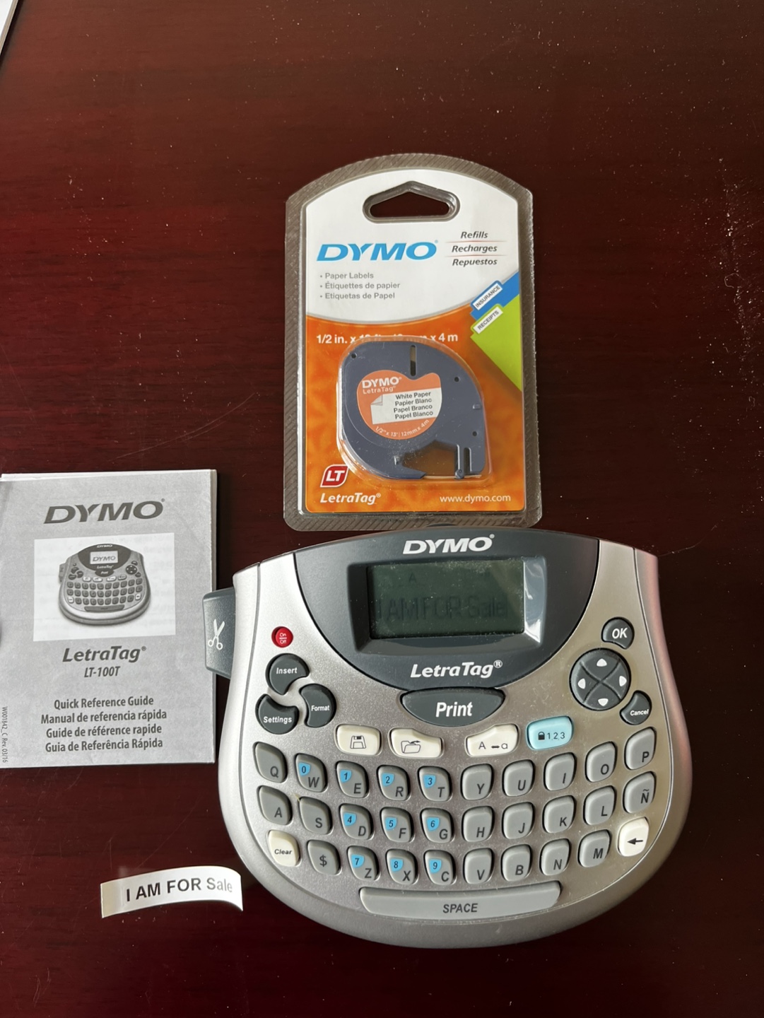 DYMO LetraTag LT-100T Label Maker with Tape