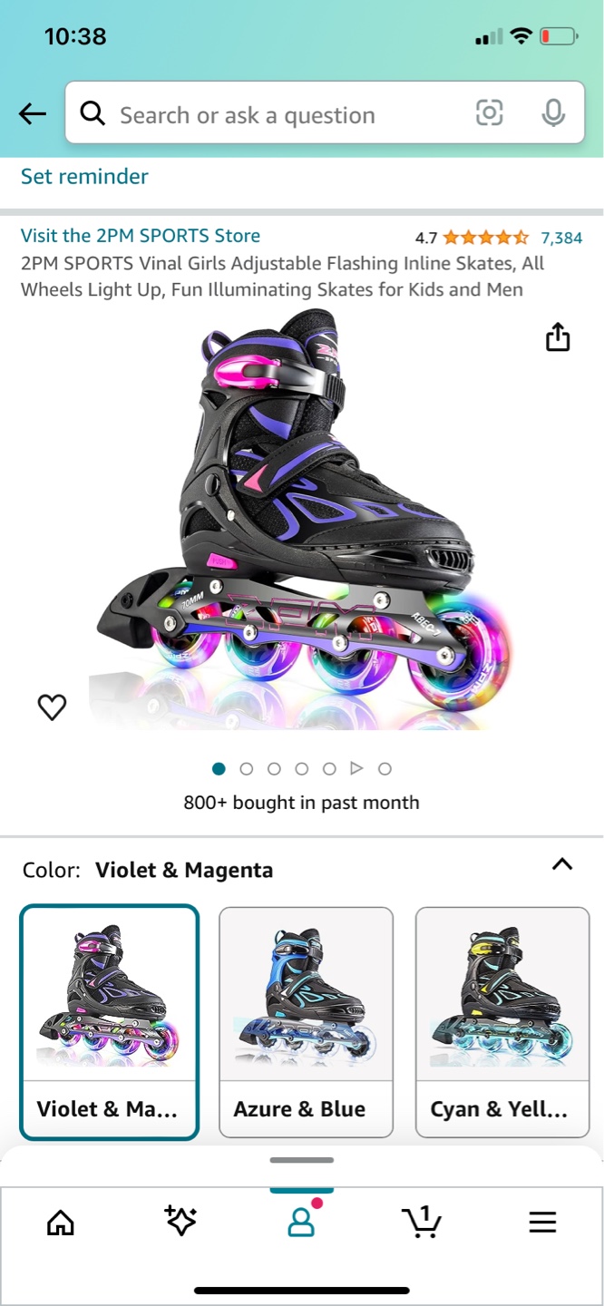 Girls Adjustable Inline Skates - photo 4