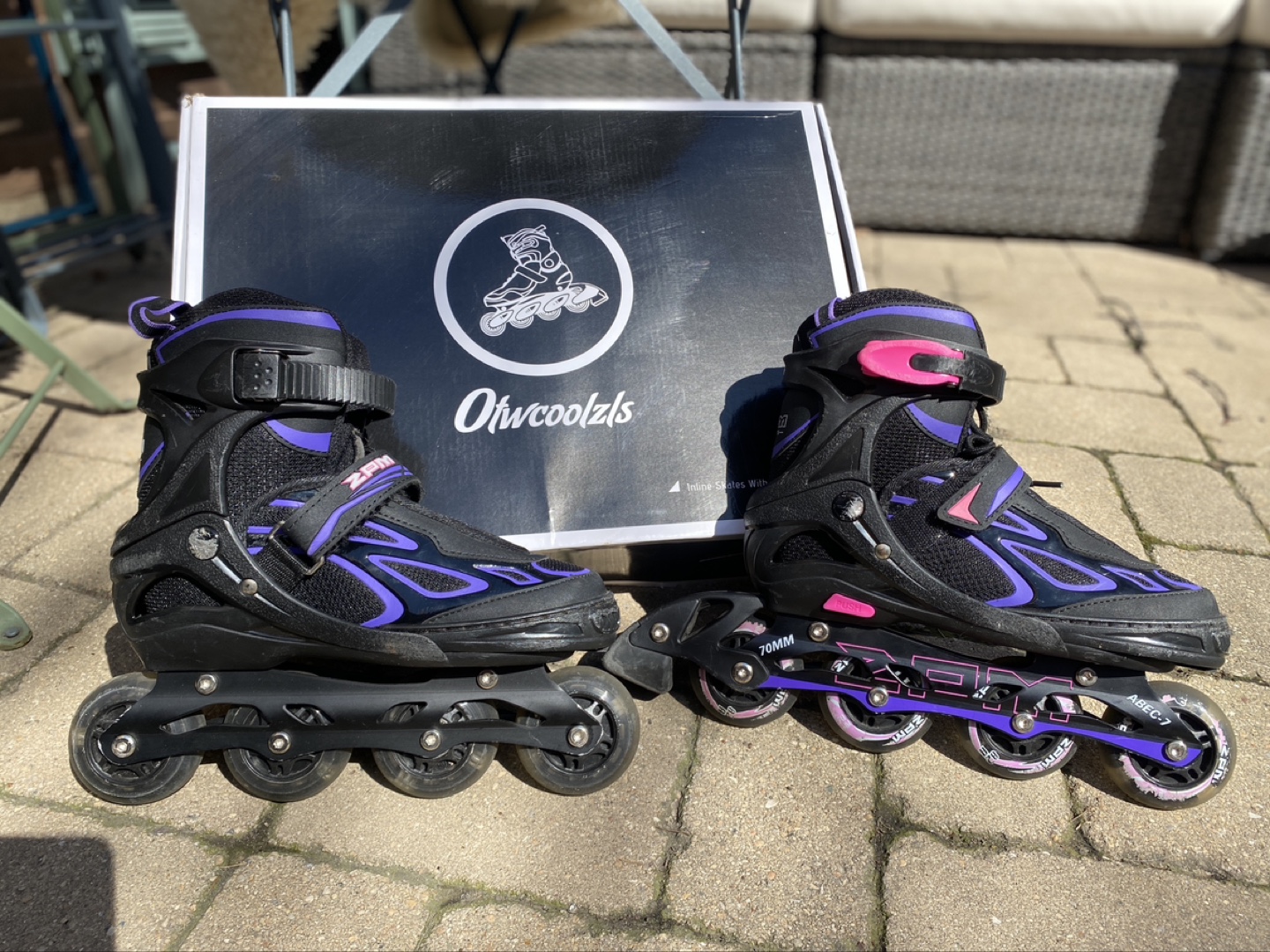 Girls Adjustable Inline Skates