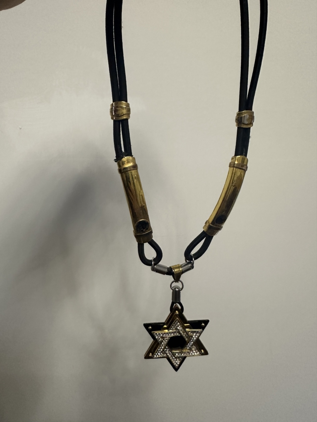 Baraka Unisex Gold Star of David Necklace - photo 2