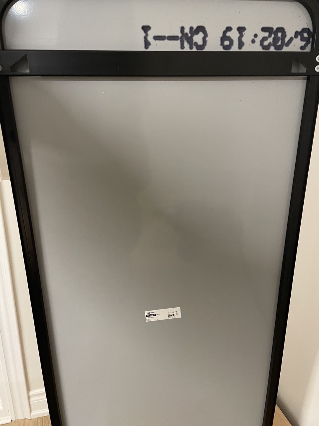 Black Mirror with Shelf - photo 2