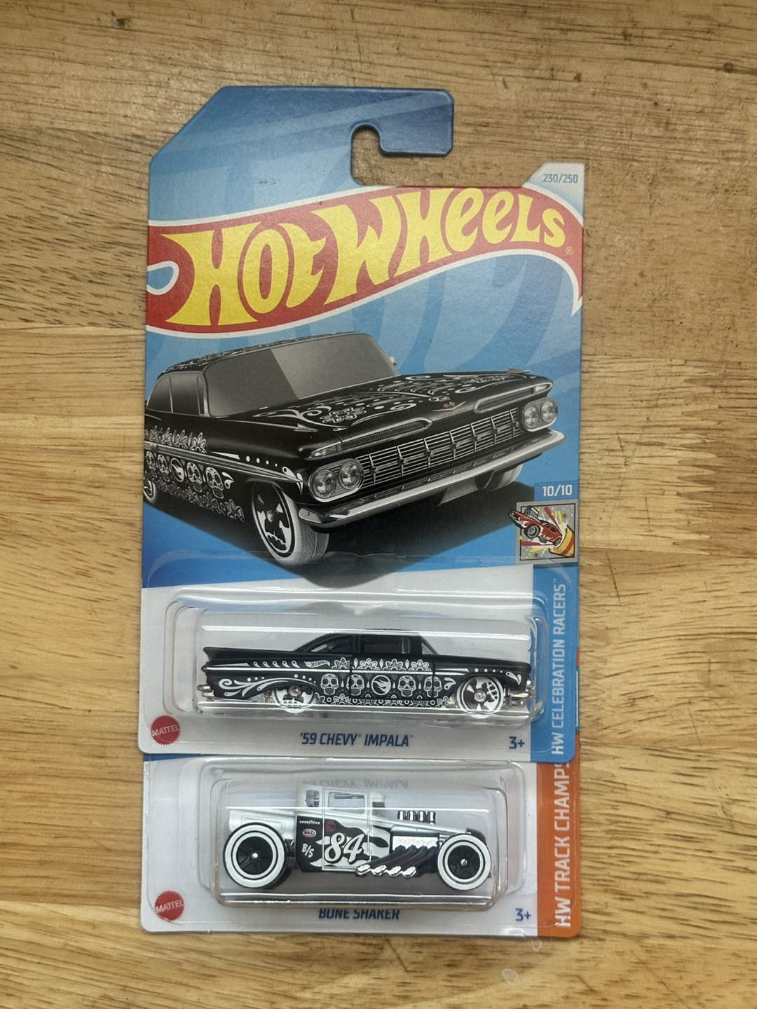 Hot Wheels 2-Pack: '59 Chevy Impala & Bone Shaker Treasure Hunt
