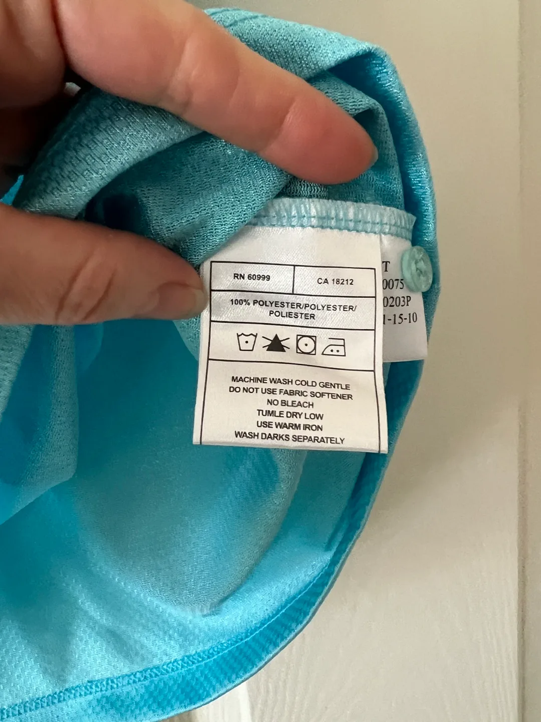 Scarboro Golf Polo Shirt - Light Blue - Size L/G image indicator(4)