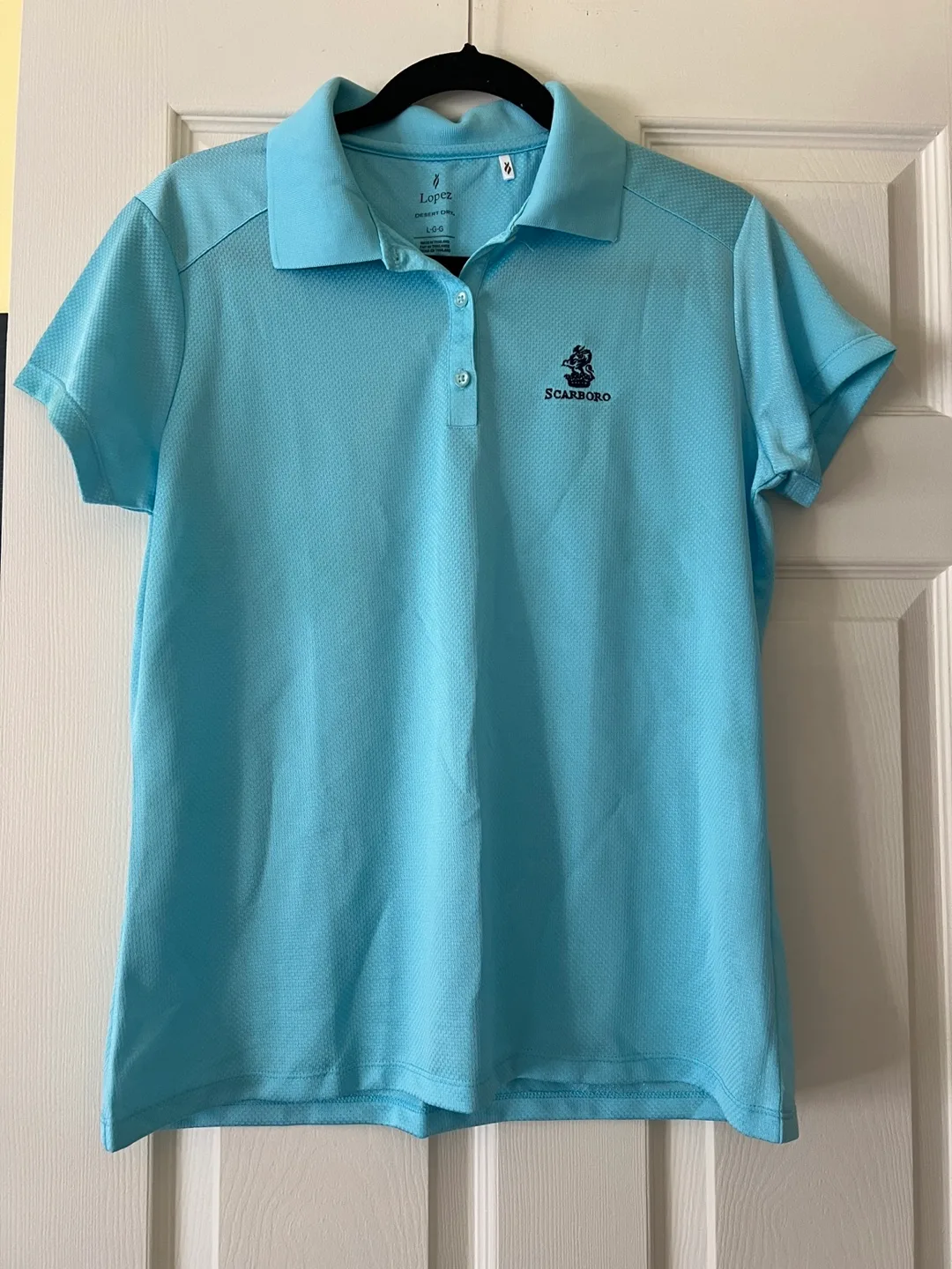 Scarboro Golf Polo Shirt - Light Blue - Size L/G image indicator(5)