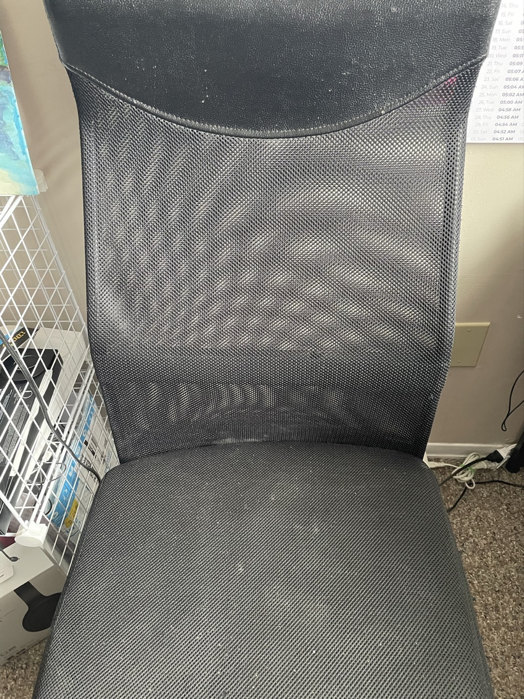 Black Mesh Office Chair - photo 2