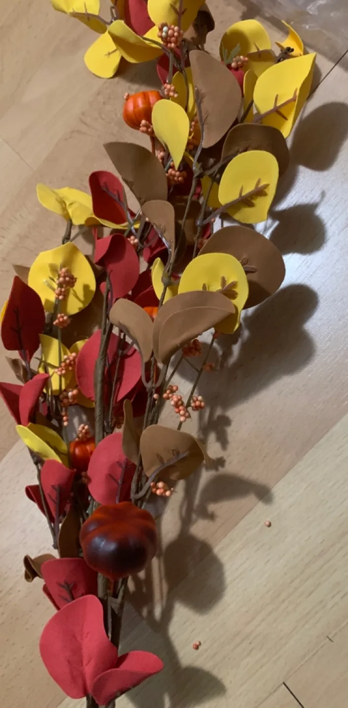 Autumn Harvest Fall Decor Stem ,2 for $5 image indicator(2)