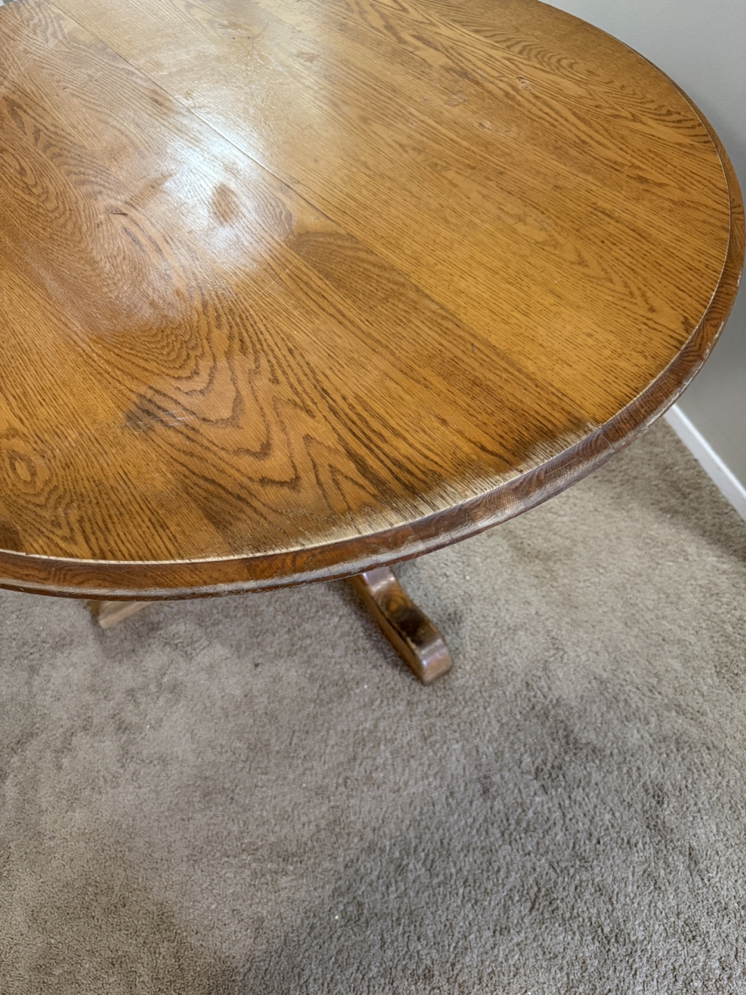 Round Wooden Dining Table - photo 4