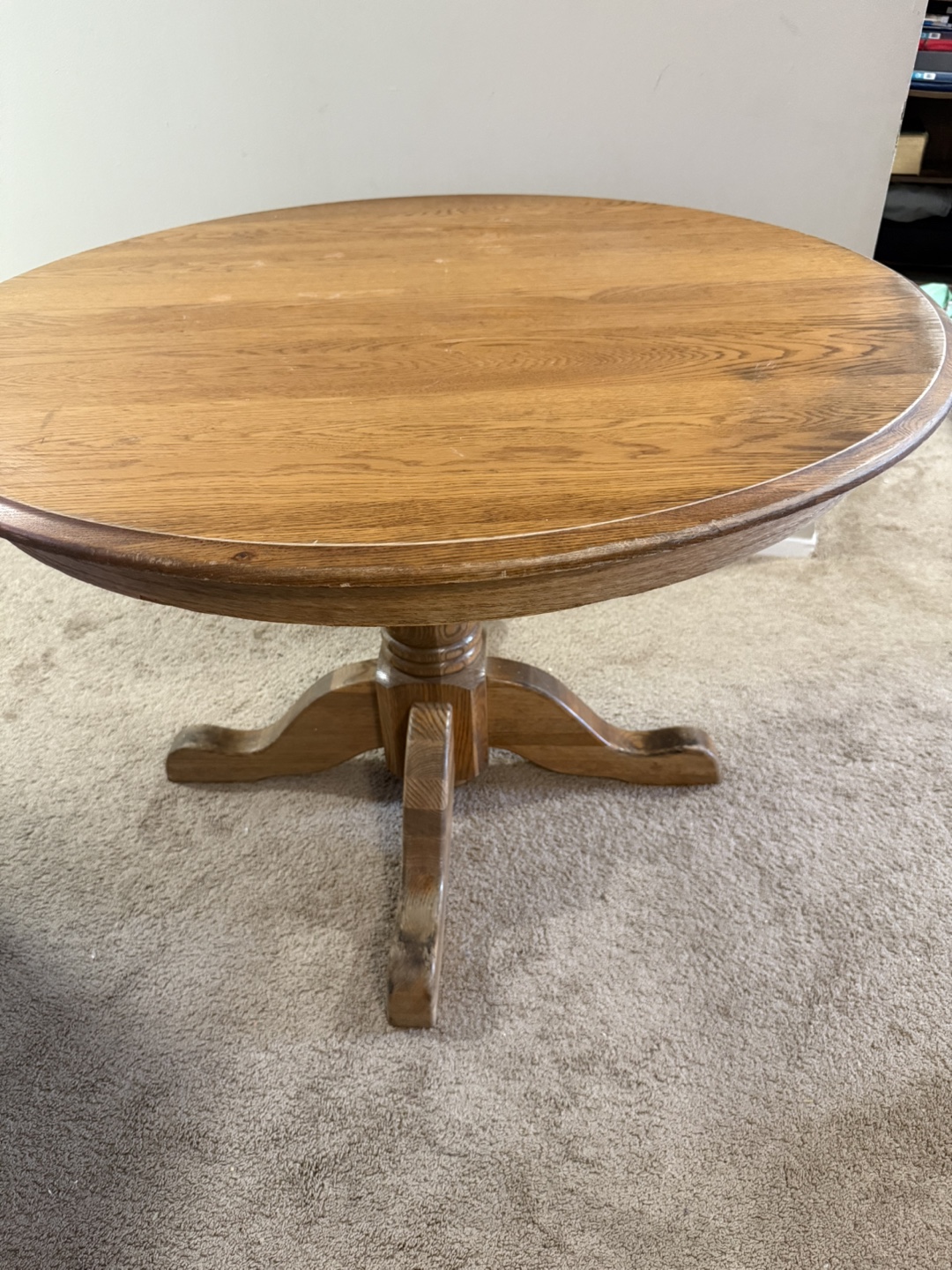Round Wooden Dining Table - photo 3