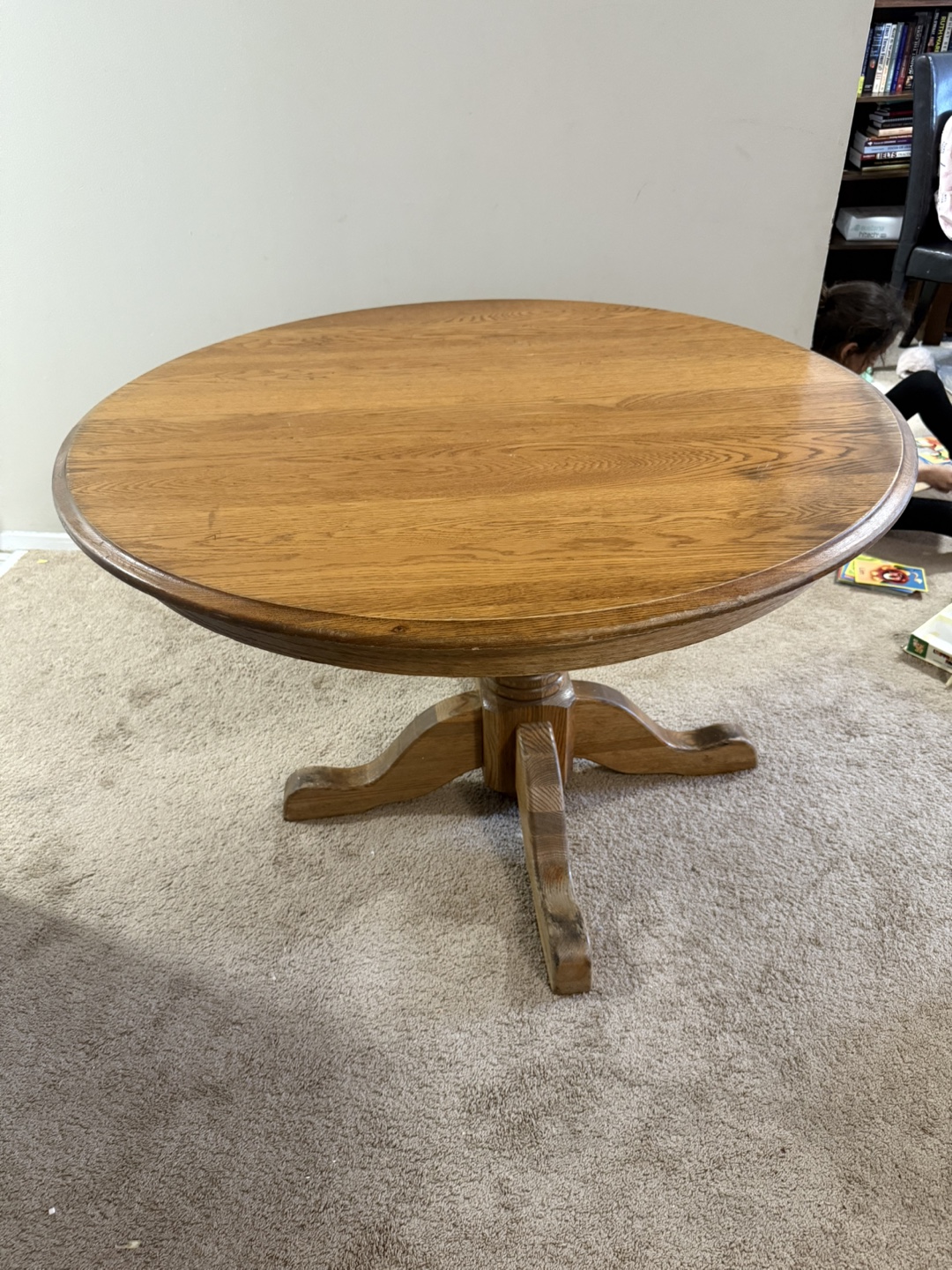 Round Wooden Dining Table
