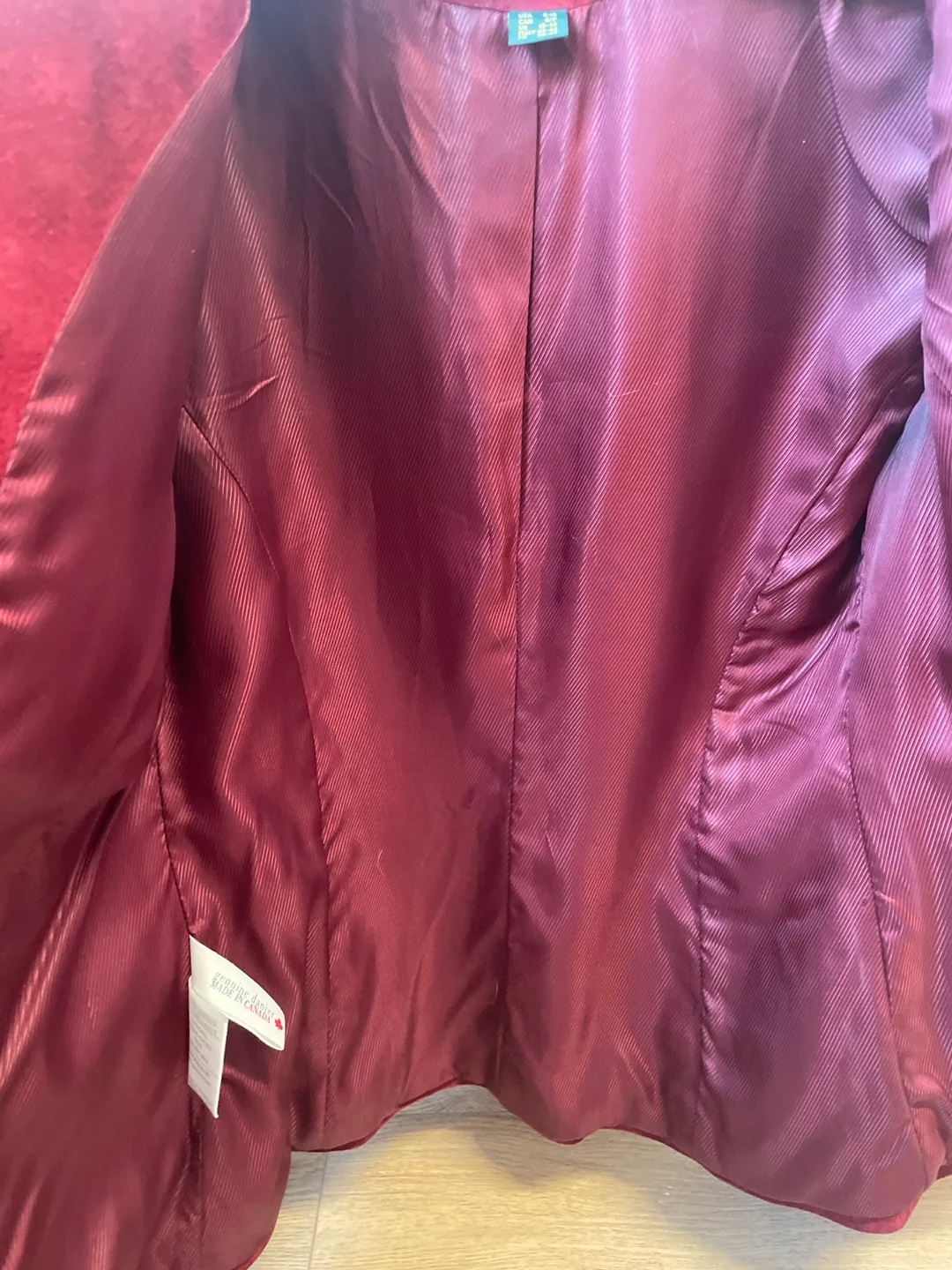 Vintage Danier Leather Blazer Jacket - Size M image indicator(3)