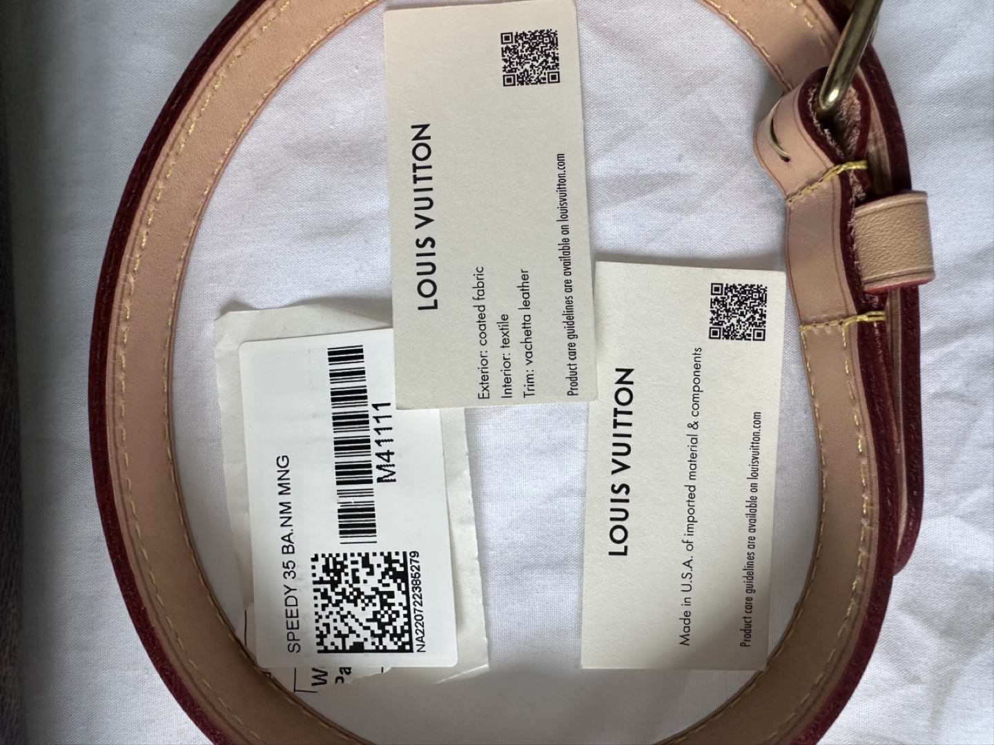 Authentic Louis Vuitton Speedy 35 Bandouliere Monogram Handbag - photo 4