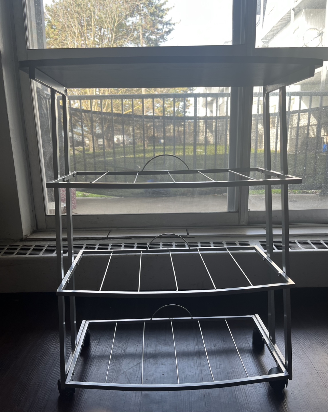Three-Drawer Rolling Cart with Top Surface - photo 4