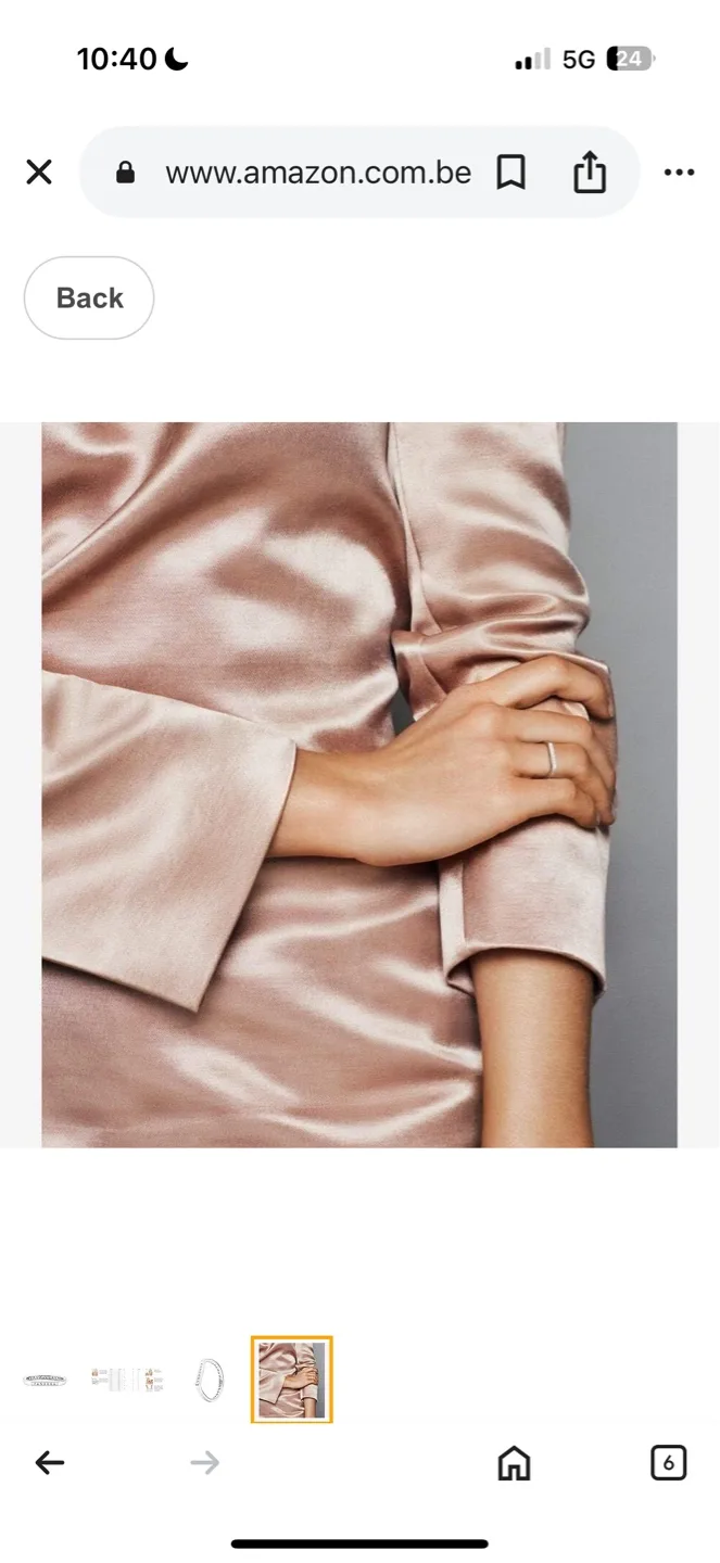 NEW IN BOX Pandora Sterling Silver Ring image indicator(3)