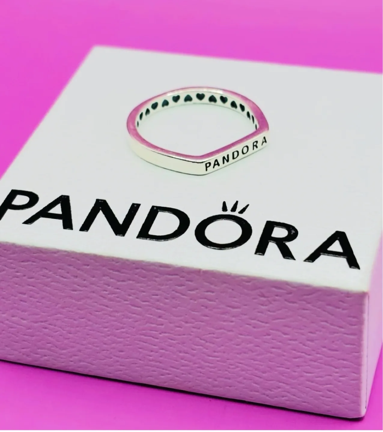 NEW IN BOX Pandora Sterling Silver Ring image indicator(6)