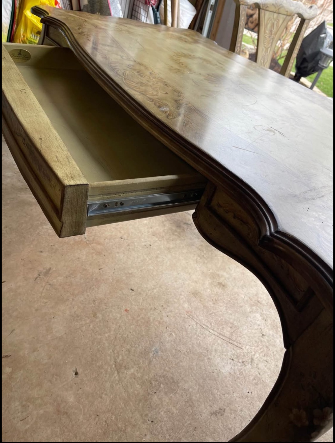 Antique Painted Writing Desk with Chair - HOOKER series - photo 3