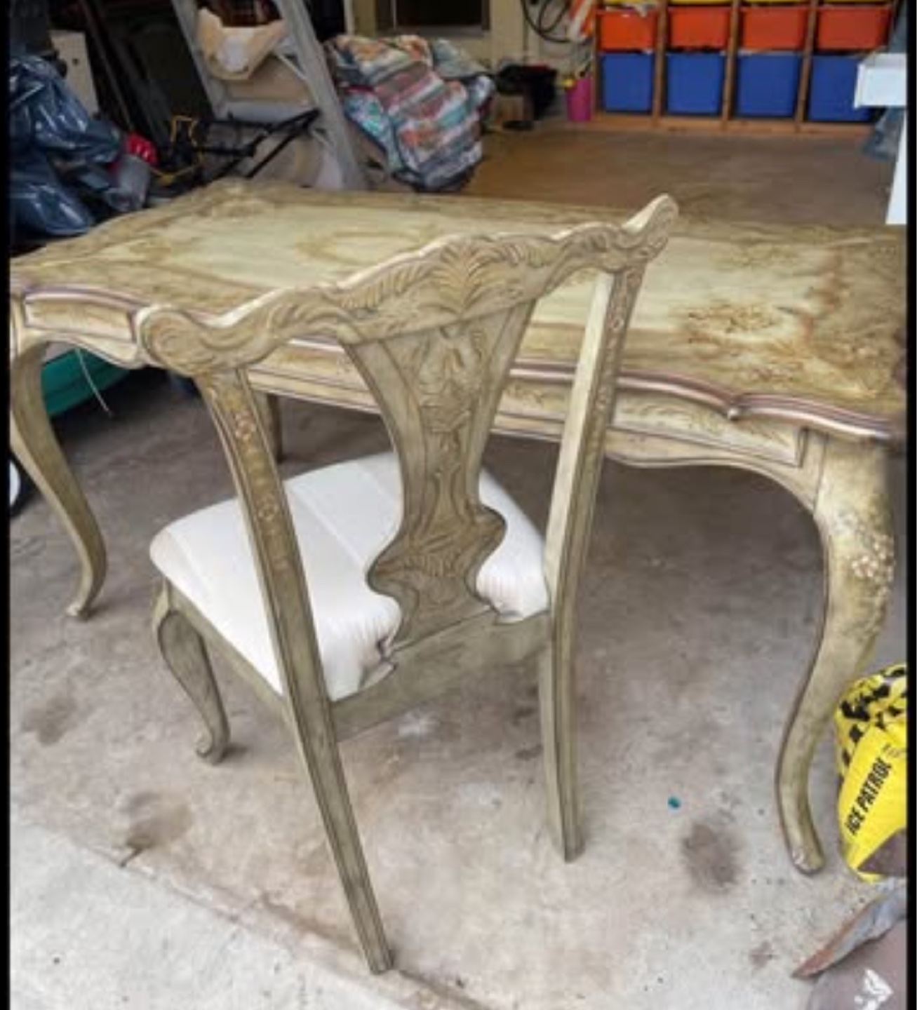 Antique Painted Writing Desk with Chair - HOOKER series - photo 2