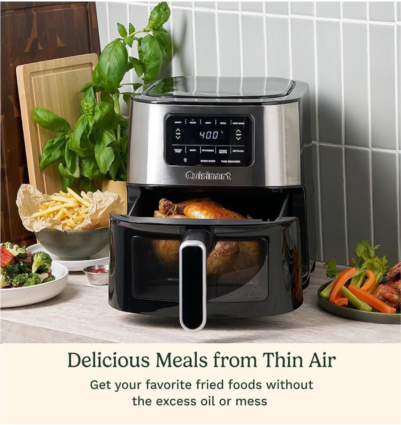 Cuisinart Air Fryer 6-Quart, Stainless Steel - photo 3