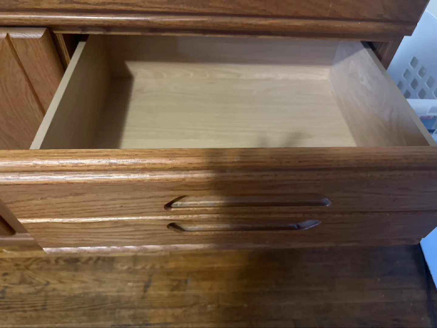 Oak Wood Dresser with Drawers image indicator(2)