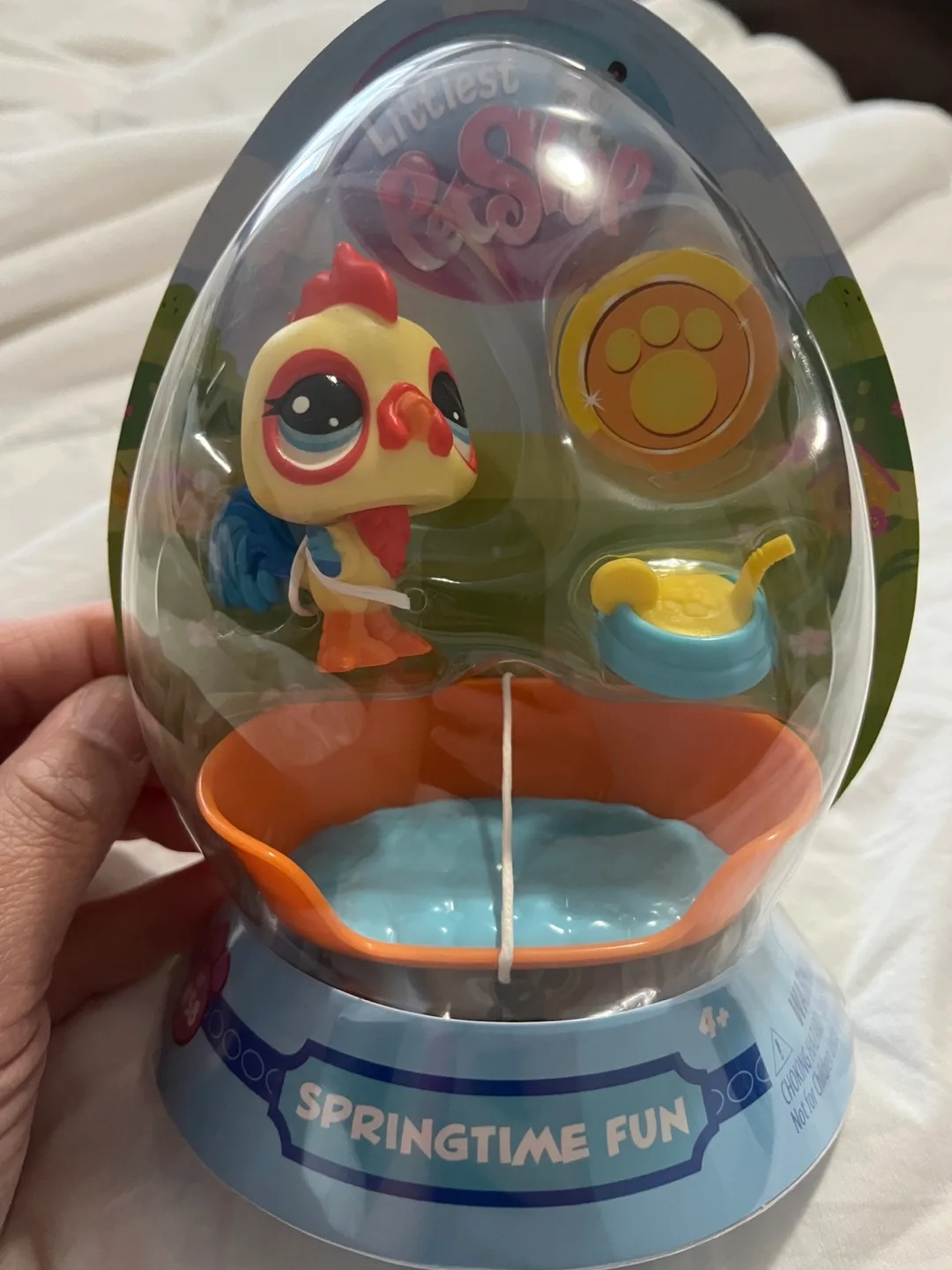 Littlest Pet Shop #58 Rooster Figurine with Accessories thumbnail