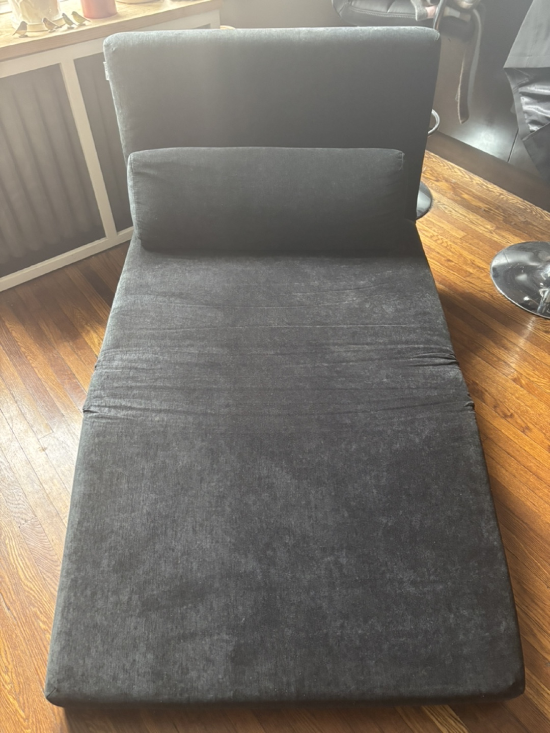 Black Foldable Chair/Chaise Lounge - photo 3