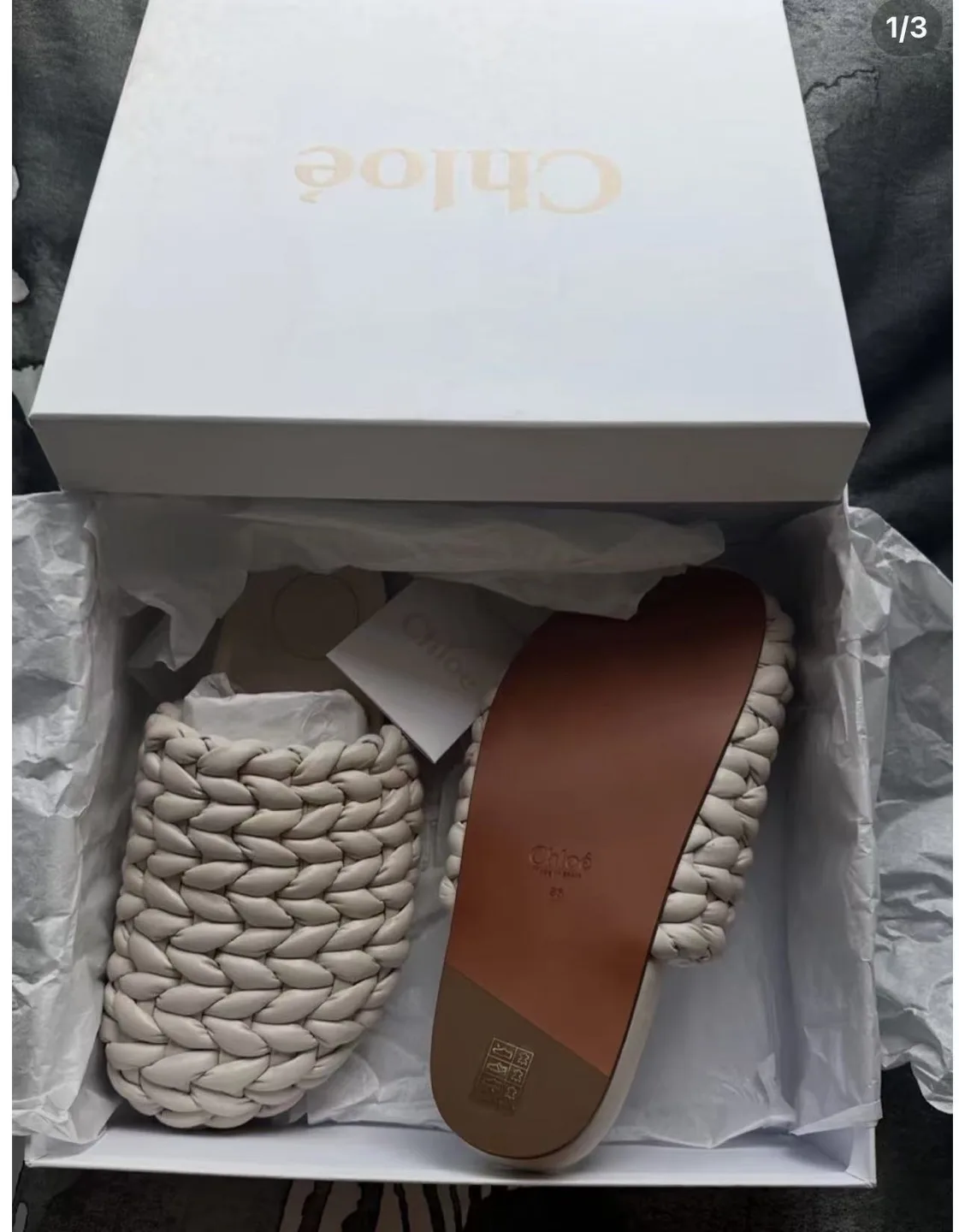 Chloé Kacey Braided Slippers image indicator(2)