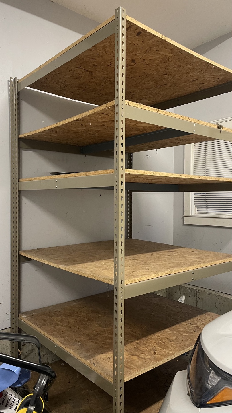 Heavy-Duty 6-Shelf Steel Shelving Unit