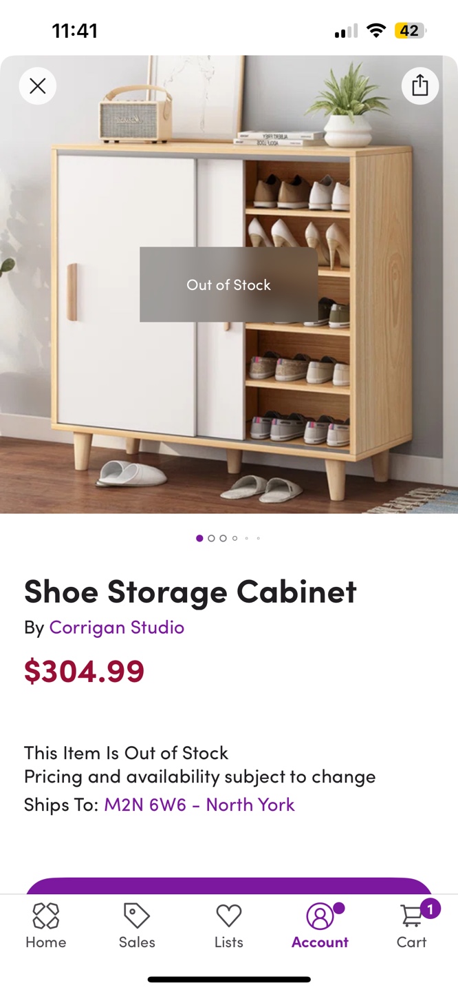Corrigan Studio Shoe Cabinet
