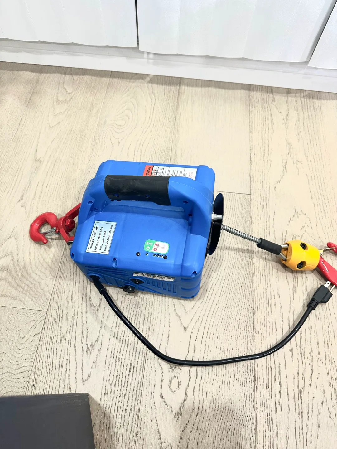 Portable Electric Hoist - 500kg Capacity image indicator(6)
