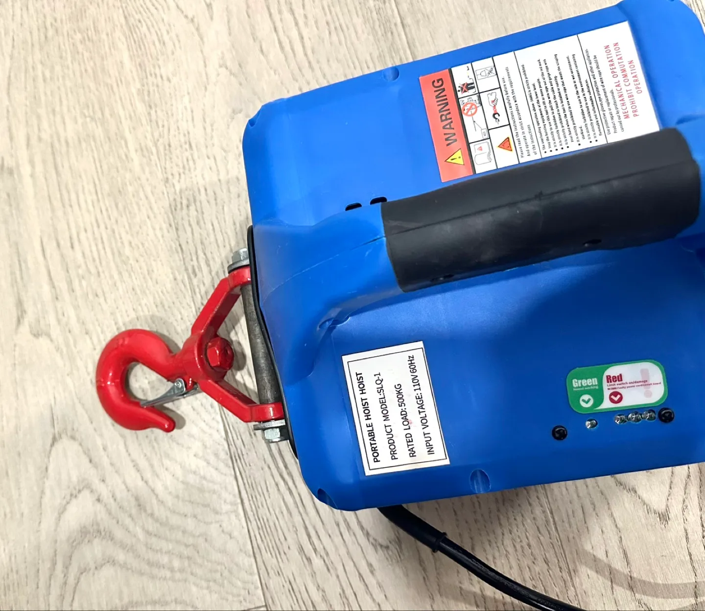 Portable Electric Hoist - 500kg Capacity image indicator(3)