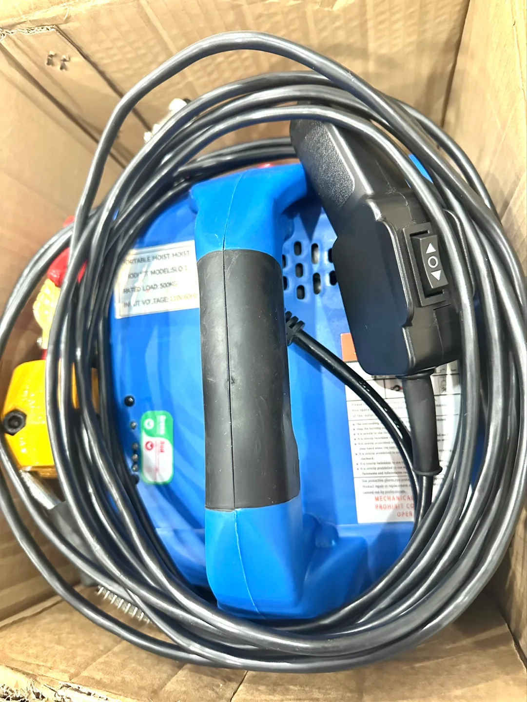 Portable Electric Hoist - 500kg Capacity image indicator(10)