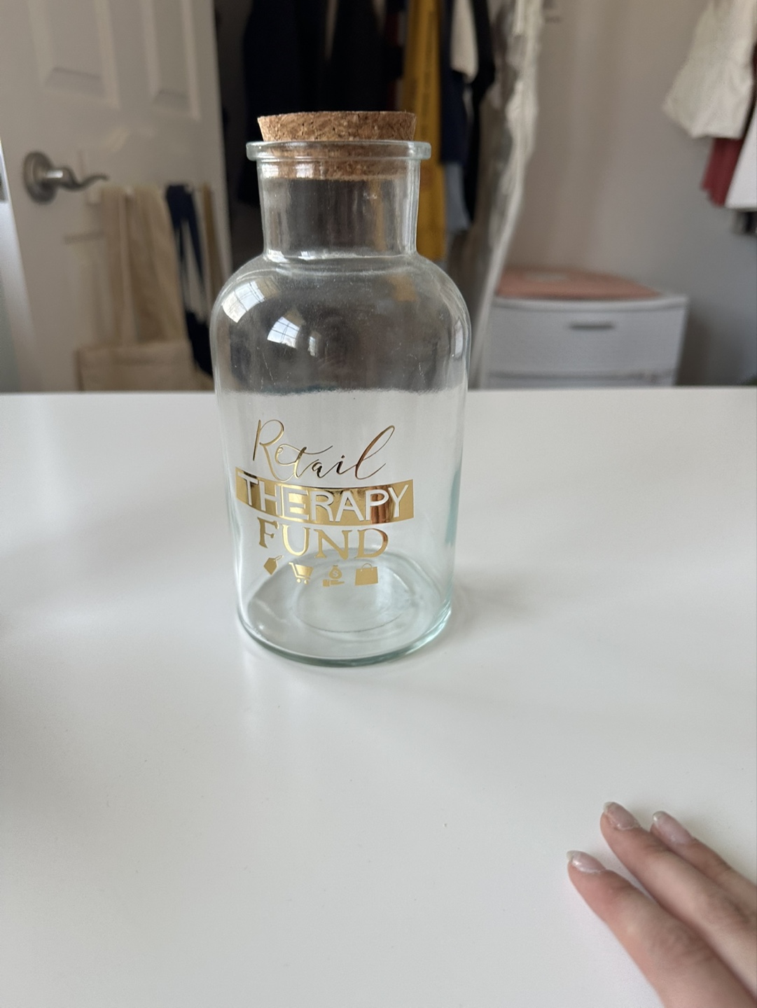 Retail Therapy Fund Glass Jar - photo 3