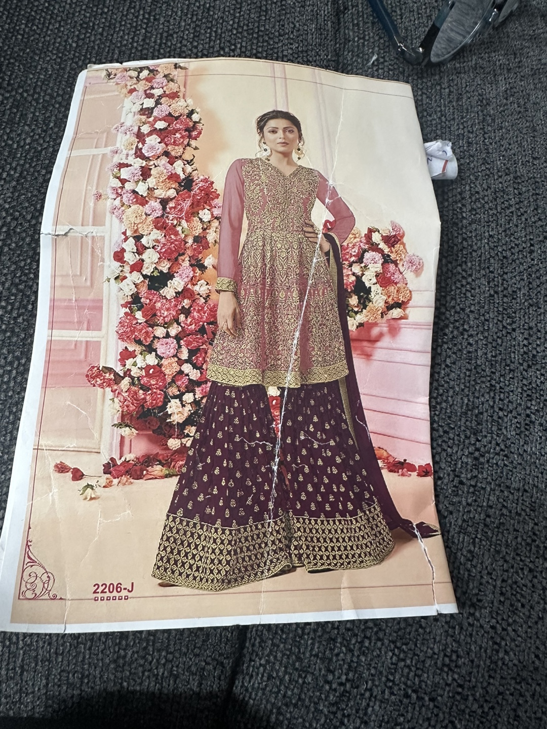 Gorgeous Pink and Maroon Pakistani Shalwar Kameez