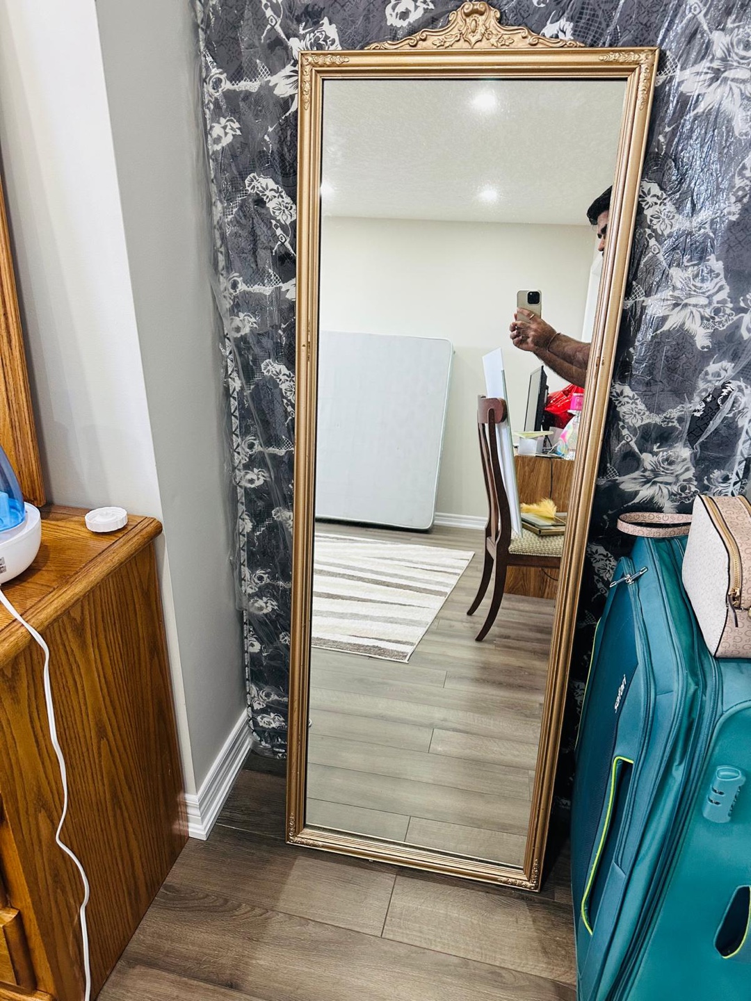 Gold Ornate Full Length Mirror