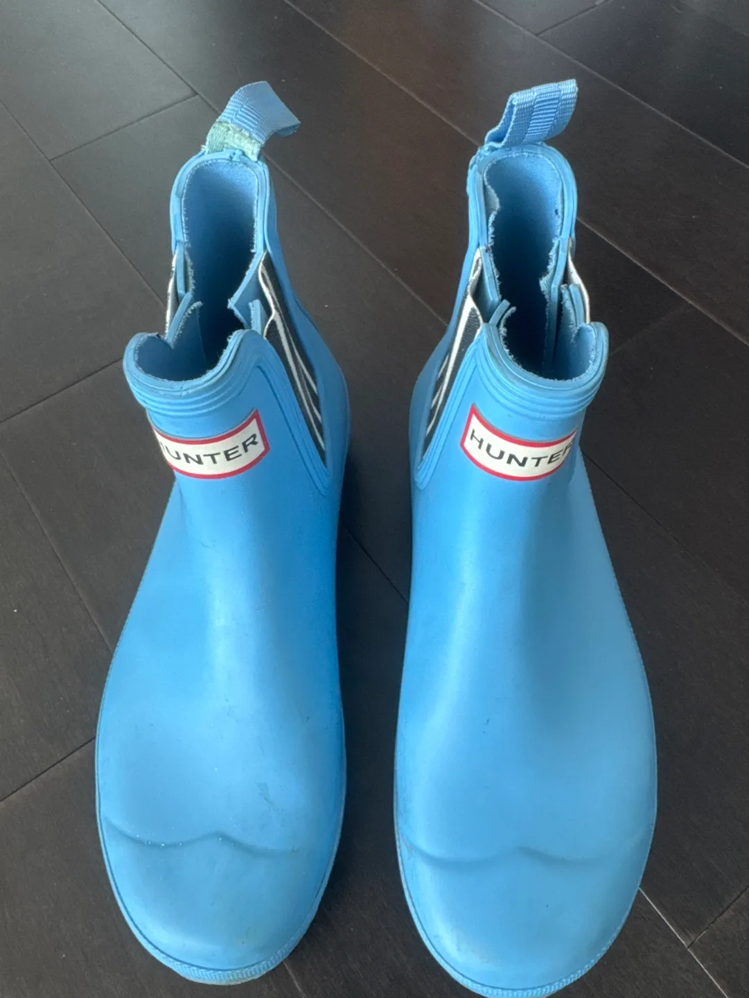Hunter Chelsea Boots - Light Blue thumbnail