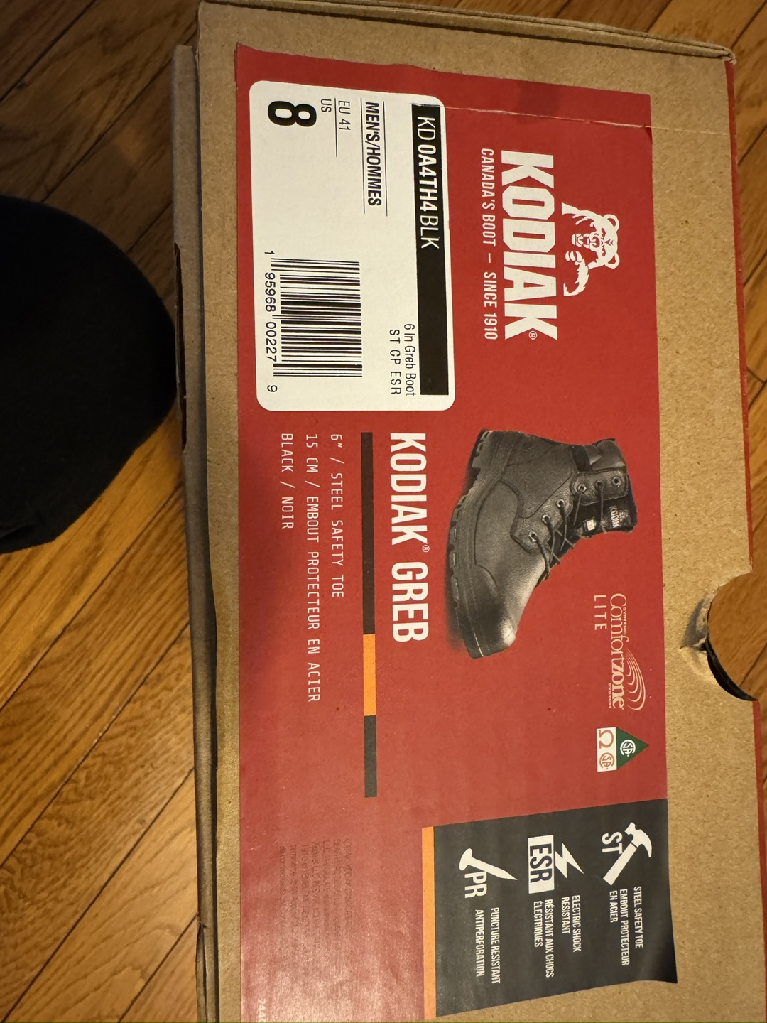 Kodiak Greb Lite Men's Steel Toe Safety Boots - Size 8 - photo 5
