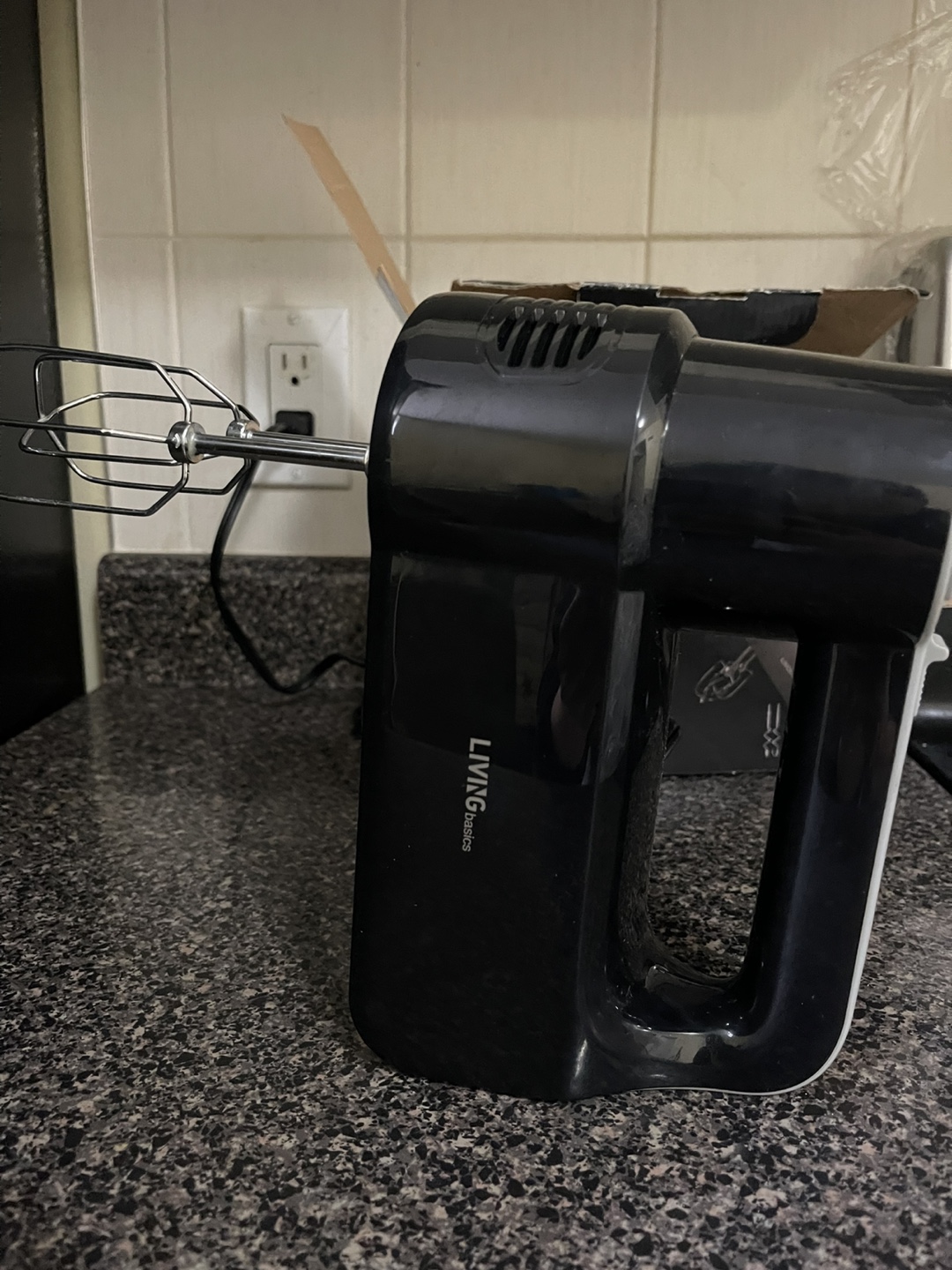 Living Basics 8-Speed Hand Mixer - in Box - photo 2