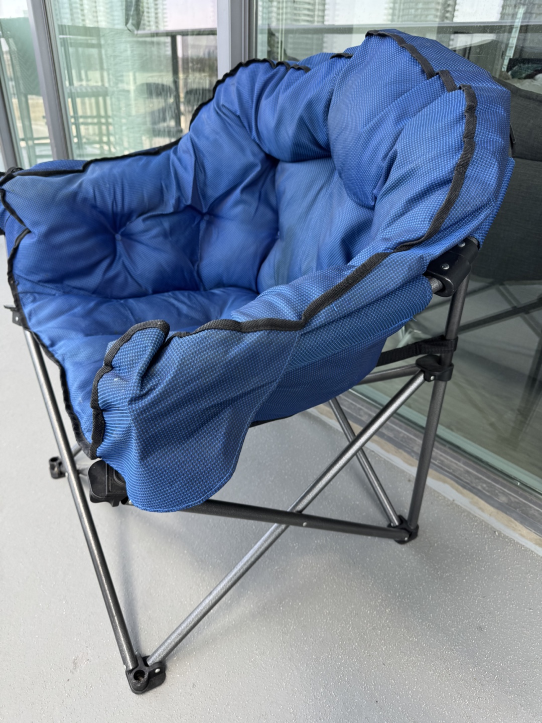 Blue Folding Camping Chair - photo 3