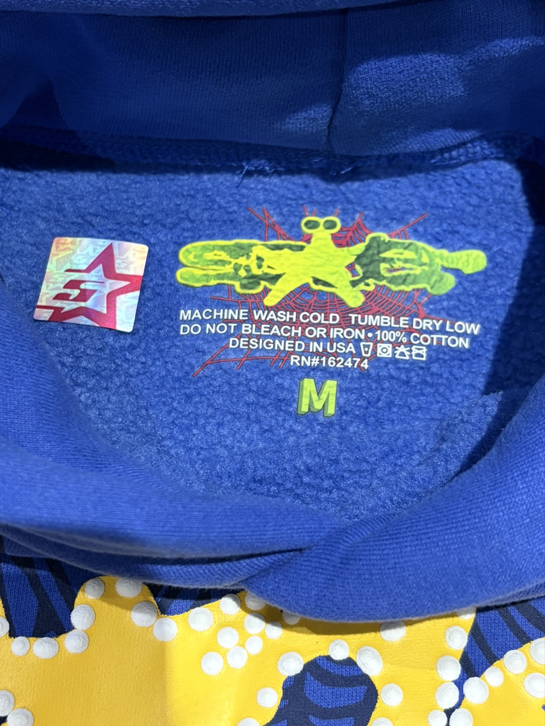 Blue Sp5der hoodie - photo 4