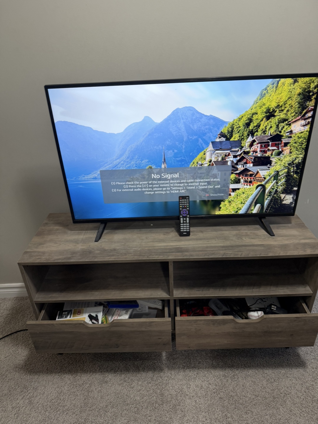 LG Smart TV - 43 Inch WITH TV stand - photo 3