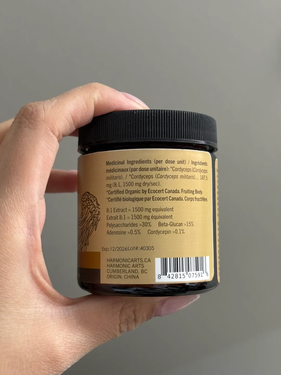 Harmonic Arts Cordyceps 8:1 Extract Powder image indicator(3)