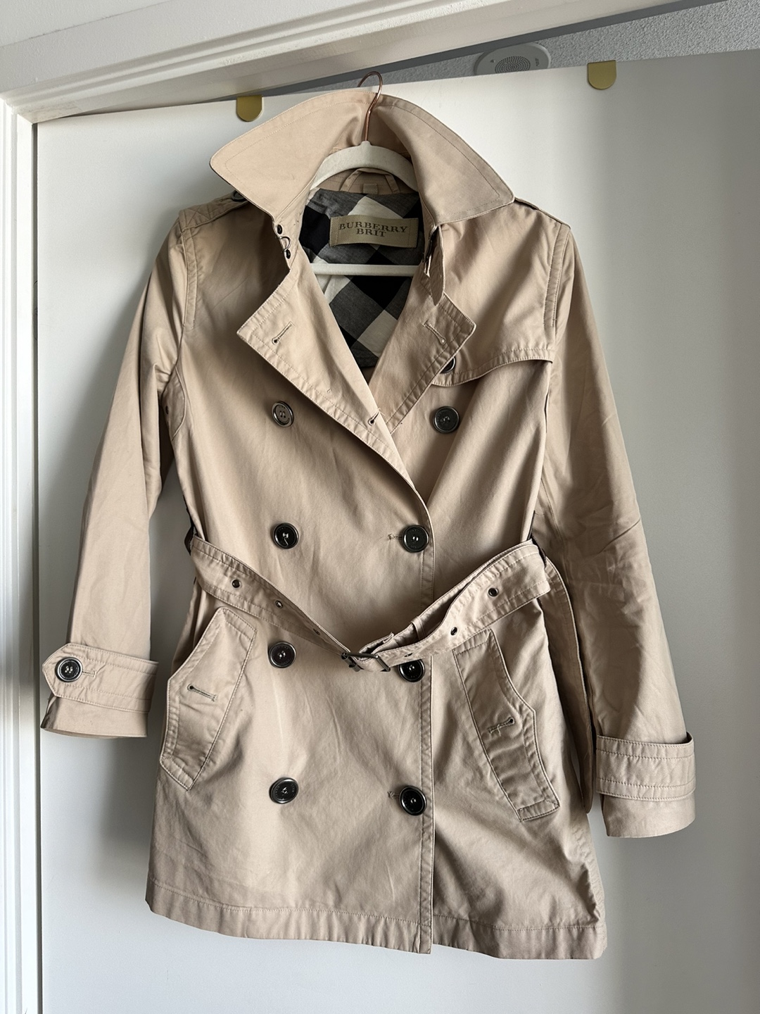 Burberry Brit Trench Coat Size L