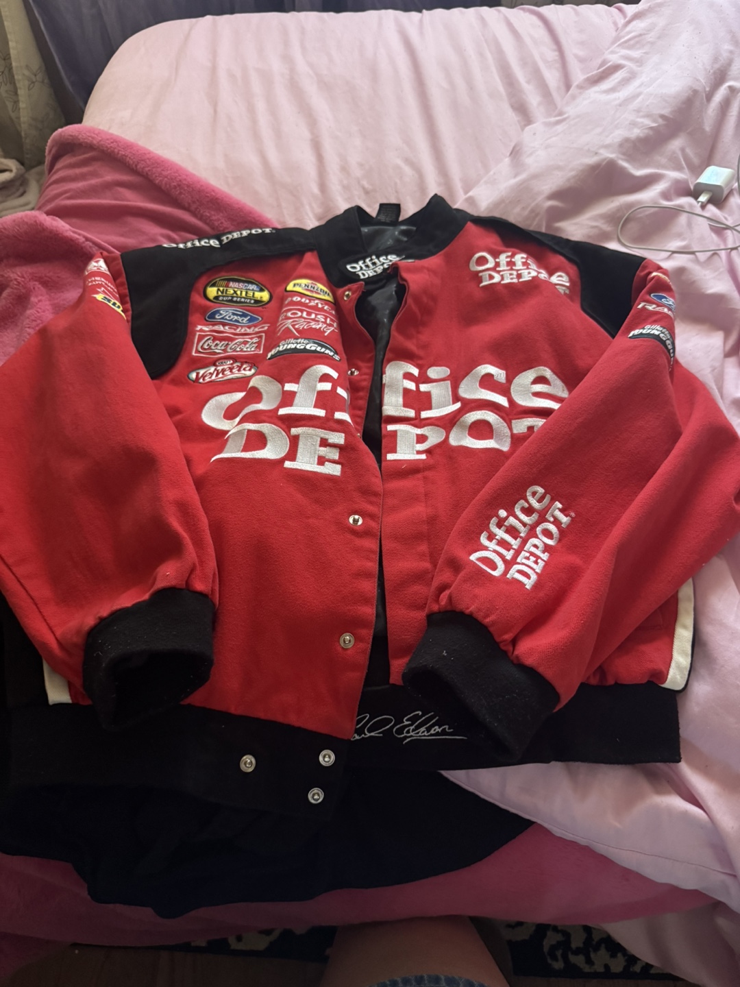 Vintage Office Depot Racing Jacket