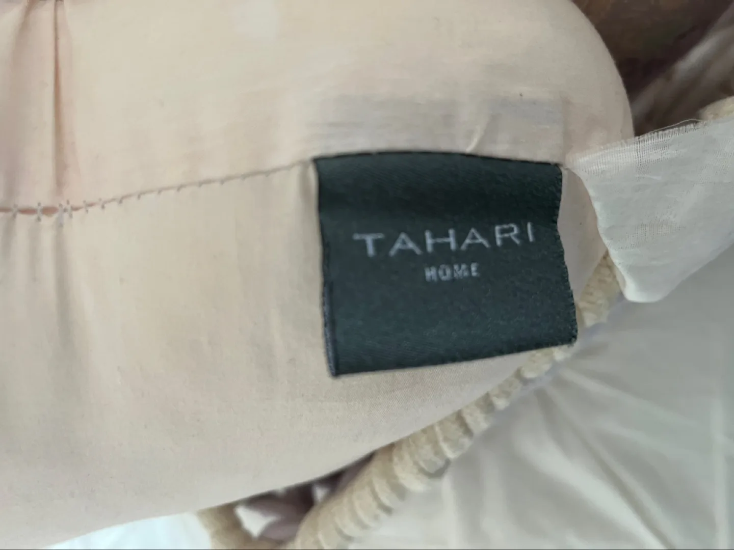 Tahari Home Decorative Pillow and Woven Storage Basket Set image indicator(5)