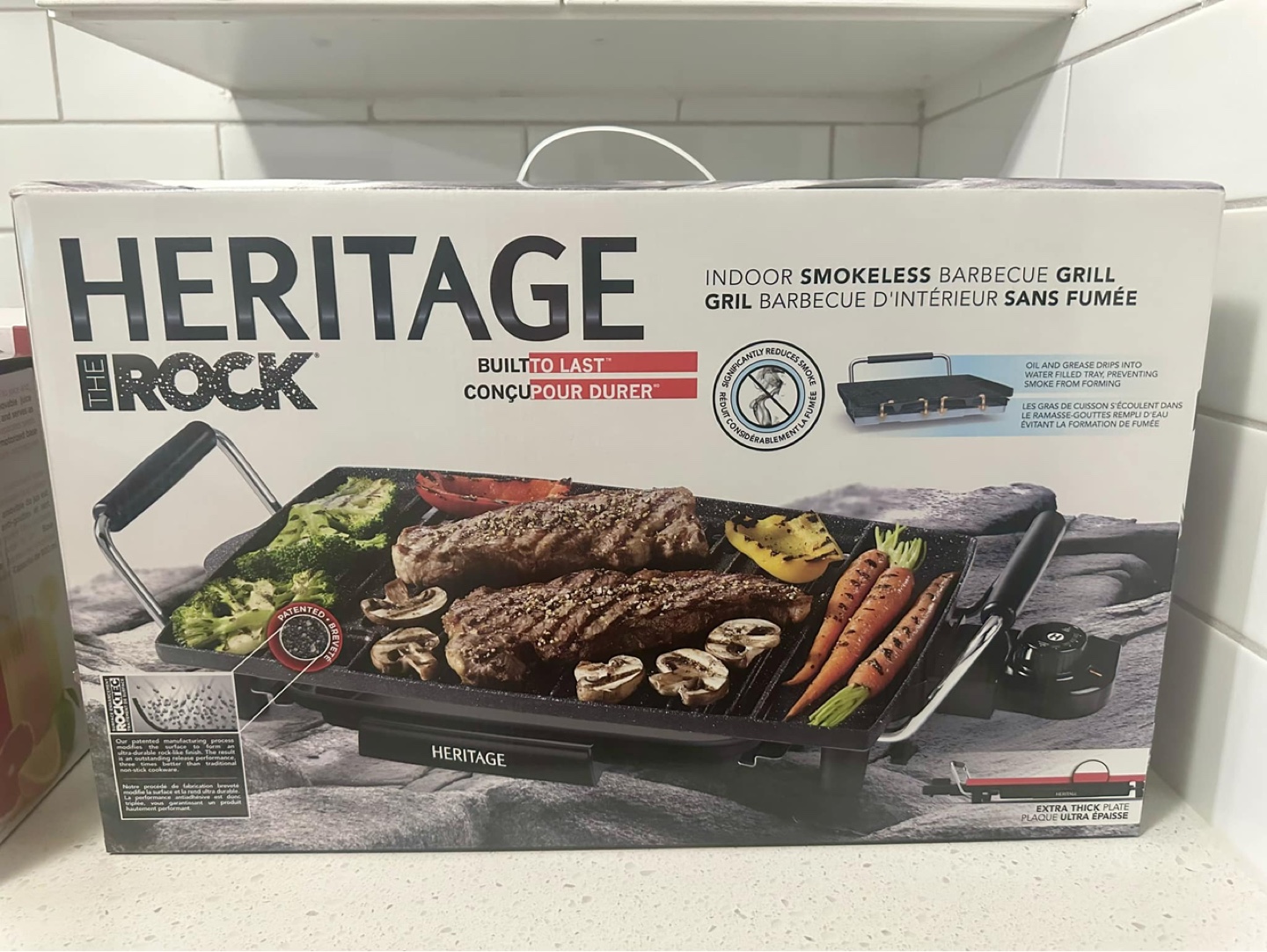 Heritage Rock Indoor Smokeless Barbecue Grill