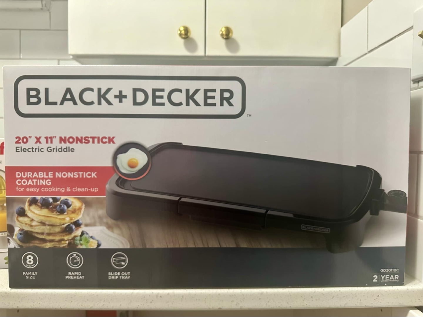 Black+Decker 20" x 11" Nonstick Electric Griddle